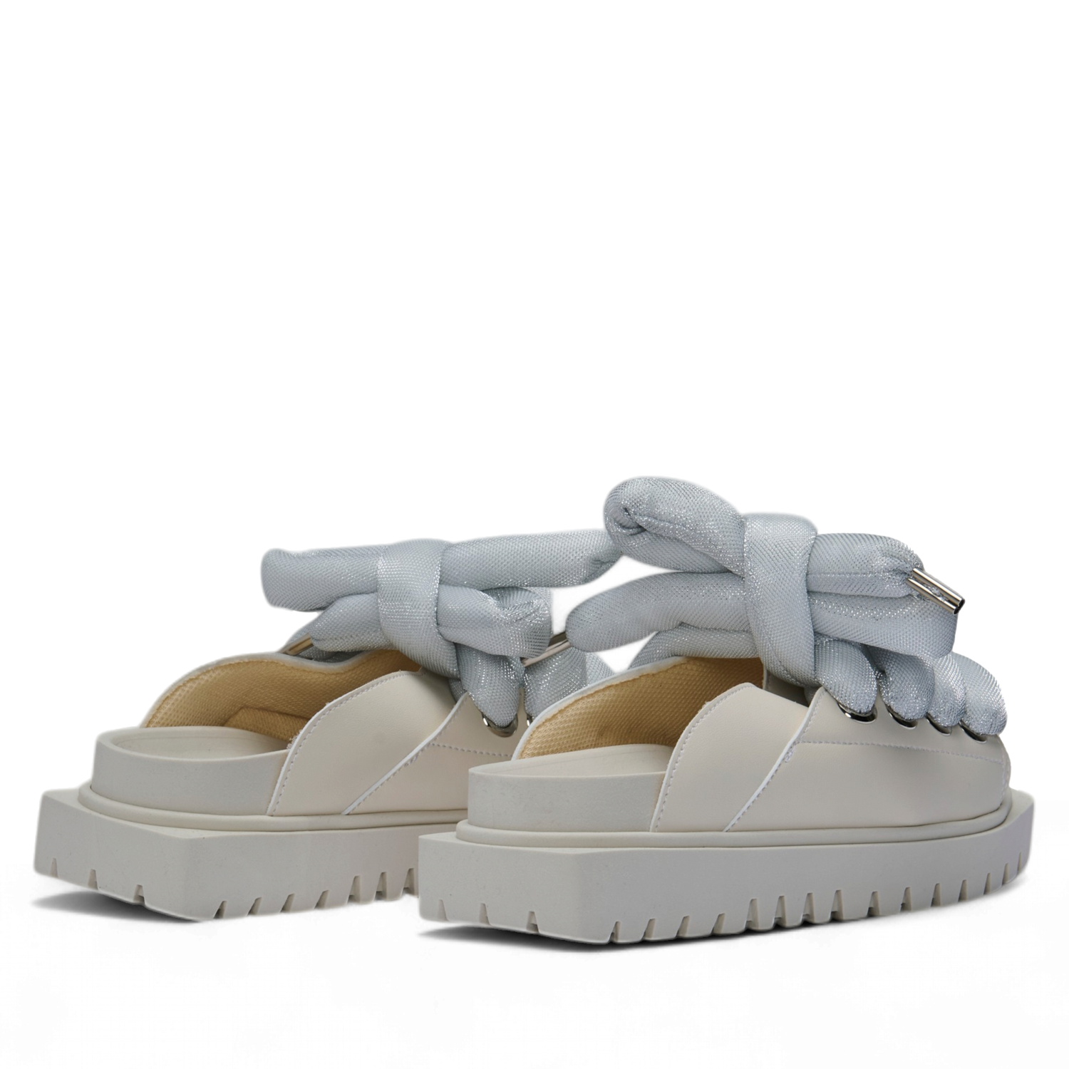 White Leather Sandals