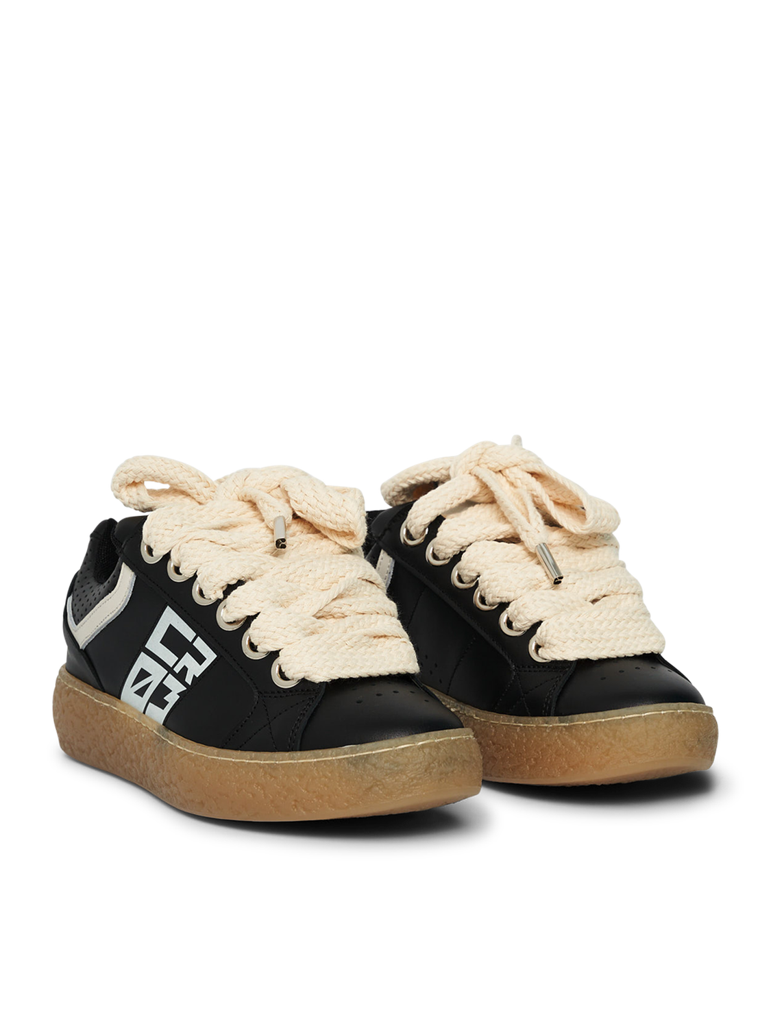 Dude – Black Leather-Sneaker-CRISTIANZEROTRE
