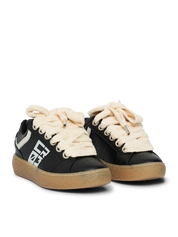 Dude – Black Leather-Sneaker-CRISTIANZEROTRE