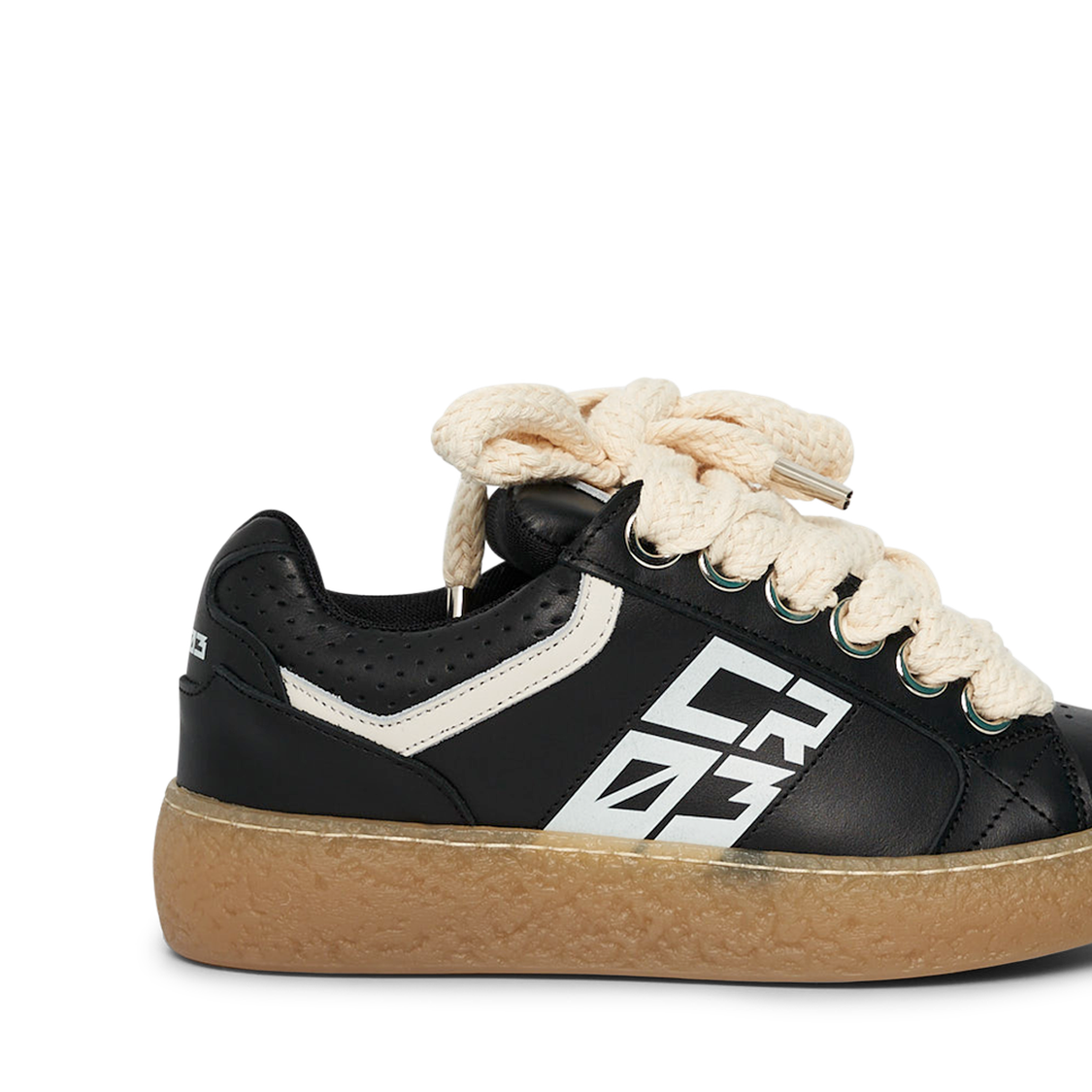 Dude – Black Leather-Sneaker-CRISTIANZEROTRE
