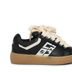 Dude – Black Leather-Sneaker-CRISTIANZEROTRE