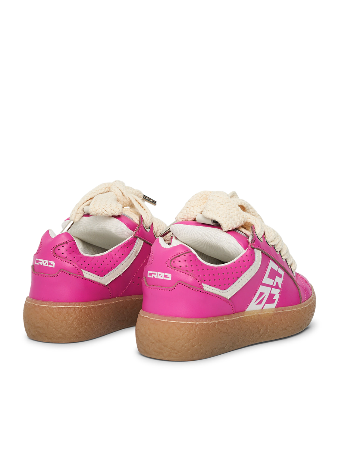 Dude – Fuxia Leather-Sneaker-CRISTIANZEROTRE