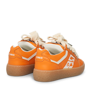 Dude – Orange Leather-Sneaker-CRISTIANZEROTRE
