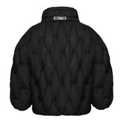 Glacier Puffer – Black Weave-Outwear-CRISTIANZEROTRE