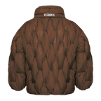 Glacier Puffer – Bronze Weave-Outwear-CRISTIANZEROTRE