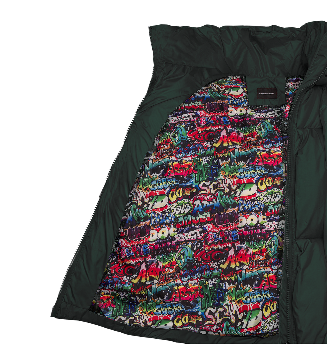 Glacier Puffer – Green Weave-Outwear-CRISTIANZEROTRE