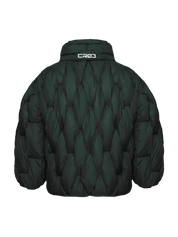 Glacier Puffer – Green Weave-Outwear-CRISTIANZEROTRE