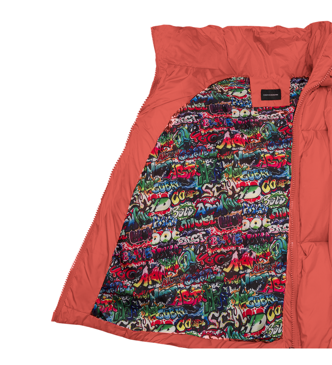 Glacier Puffer – Orange Weave-Outwear-CRISTIANZEROTRE