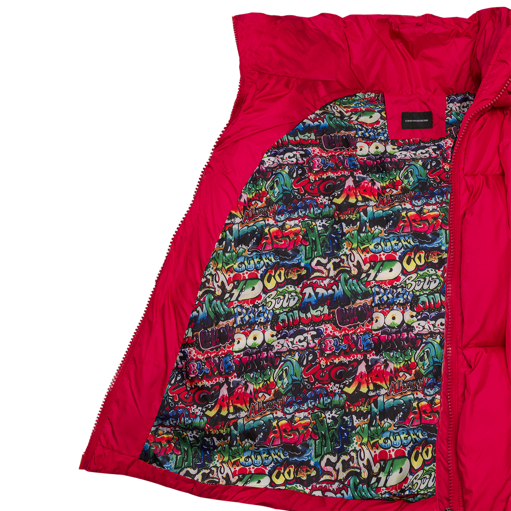 Glacier Puffer – Red Weave-Outwear-CRISTIANZEROTRE