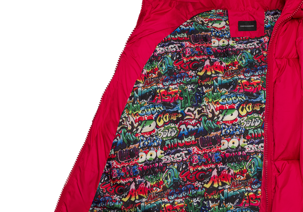 Glacier Puffer – Red Weave-Outwear-CRISTIANZEROTRE