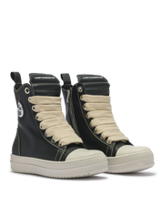 MIRAGE – Cuir avec lacets crème
