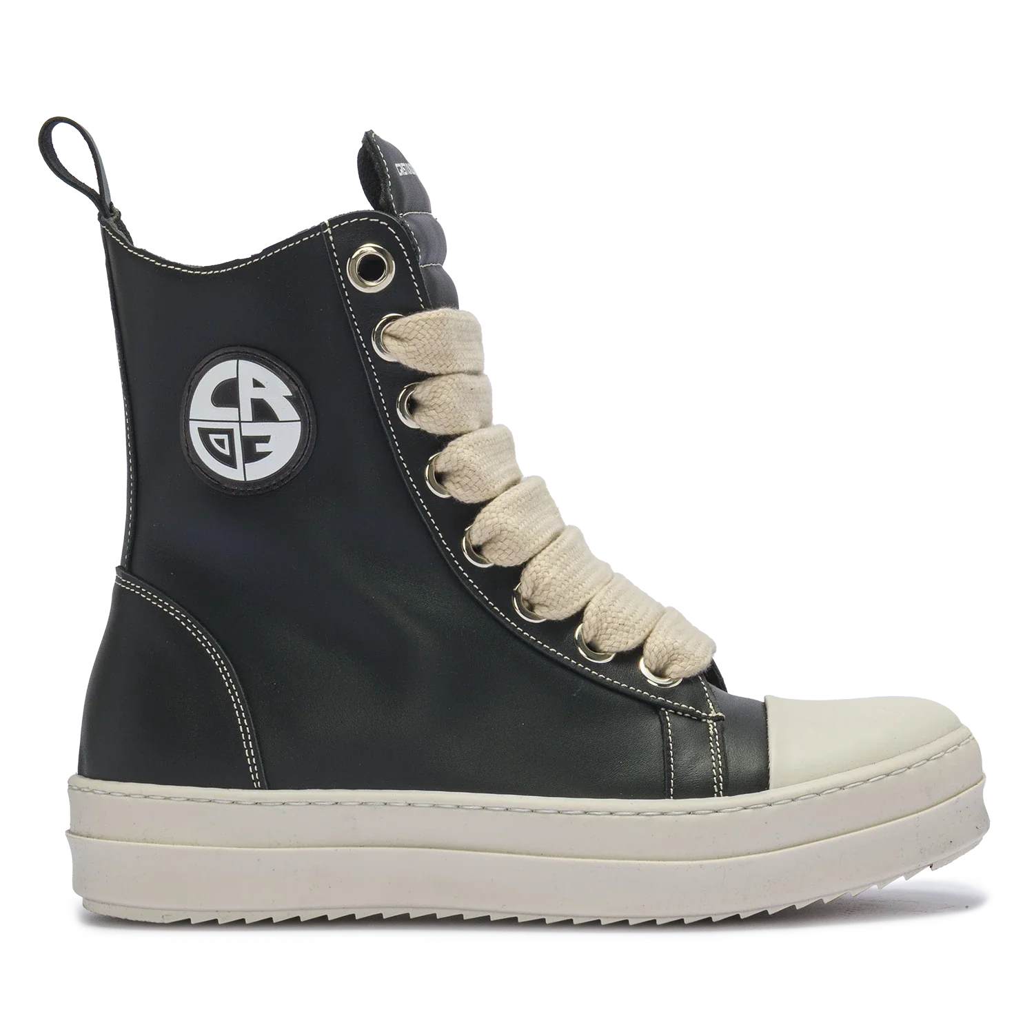MIRAGE – Leather with Cream Laces