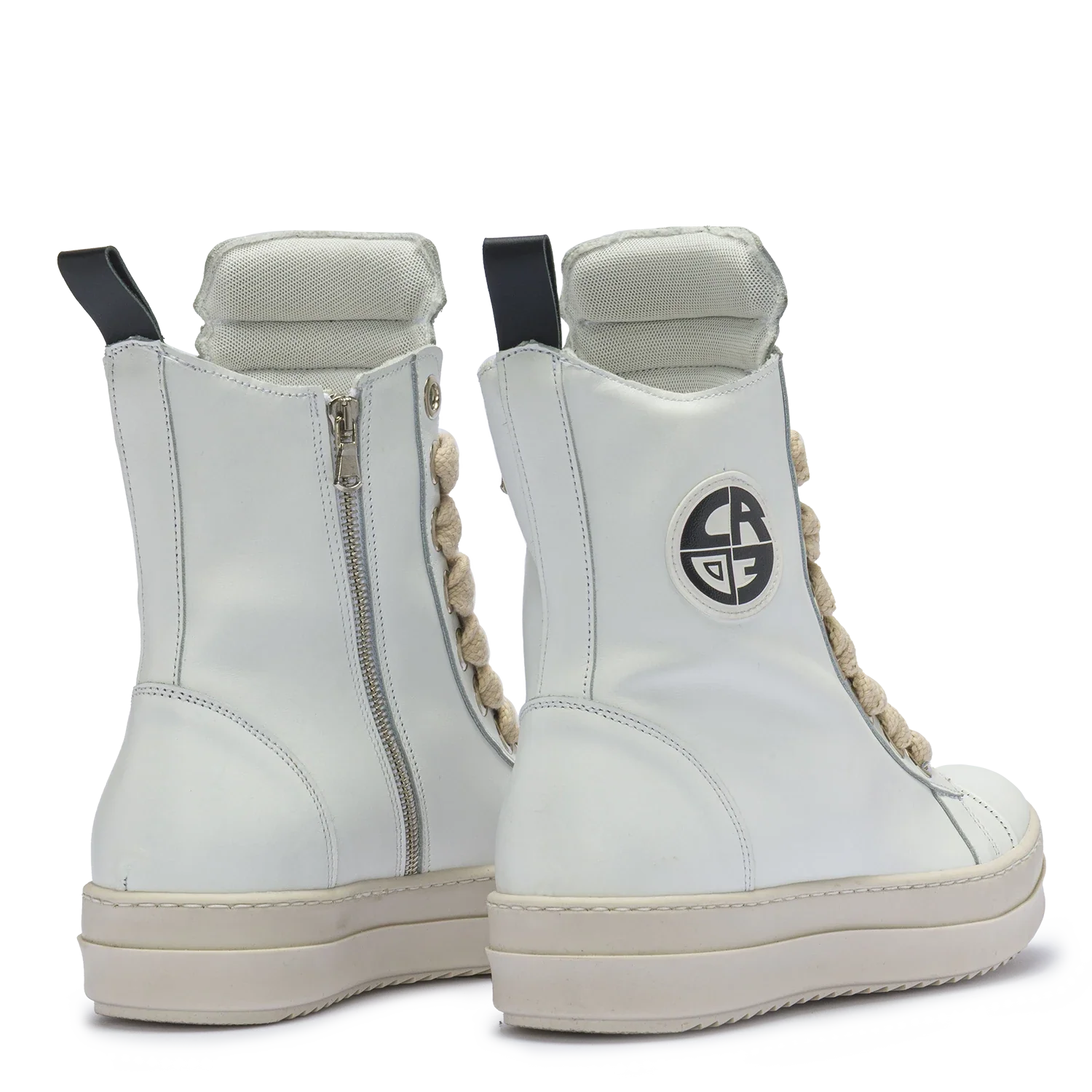 MIRAGE – Leather with Cream Laces