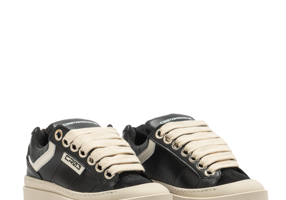 New Shoes – Black Leather-Sneaker-CRISTIANZEROTRE