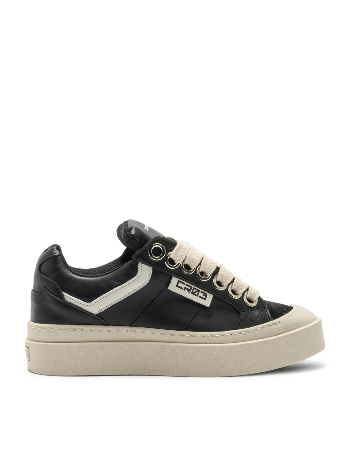 New Shoes – Black Leather-Sneaker-CRISTIANZEROTRE