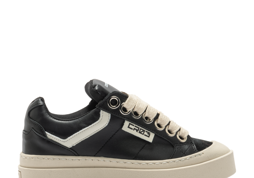 New Shoes – Black Leather-Sneaker-CRISTIANZEROTRE