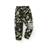 Pantalon camouflage W avec tampon