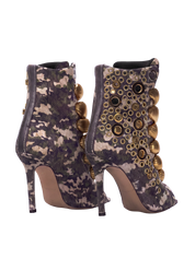 RUSH — Camouflage mit goldfarbener Kette