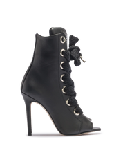 RUSH — Schwarzes Leder mit offenem Design