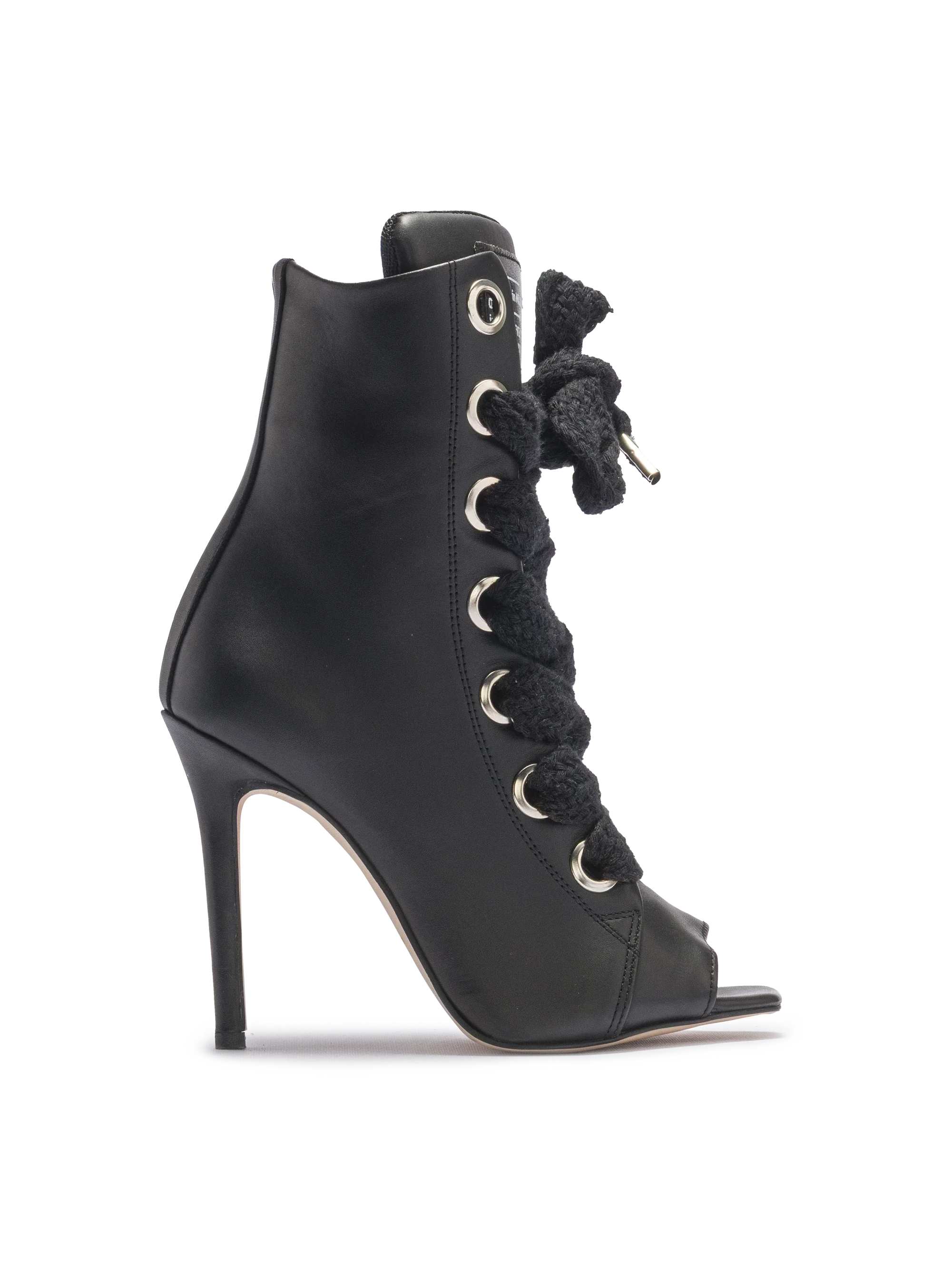 RUSH — Schwarzes Leder mit offenem Design