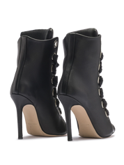 RUSH — Schwarzes Leder mit offenem Design
