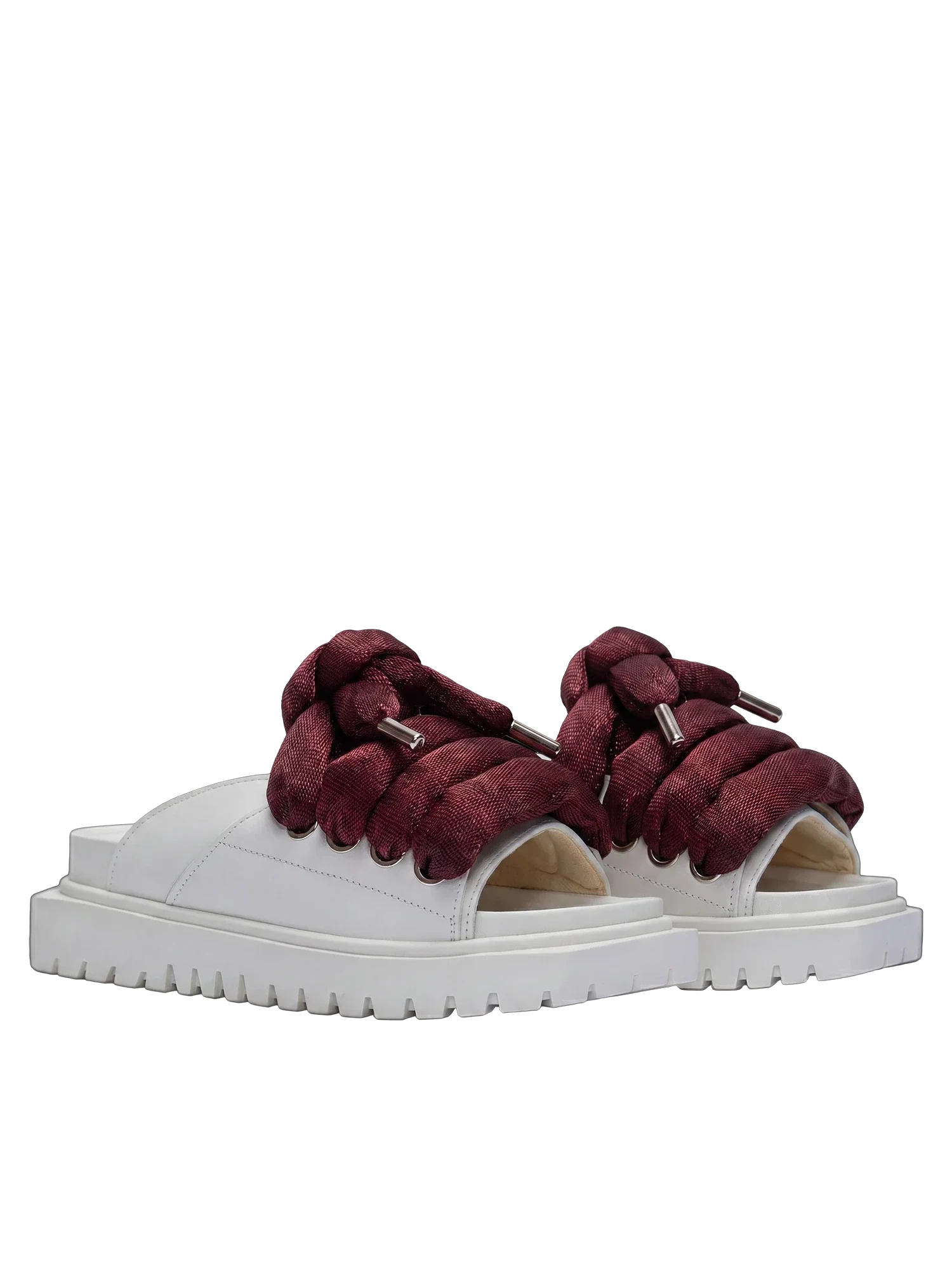 Sandale — Leder Creme — LT Bordeaux