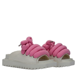 Sandal - Cream Leather - LT Pink