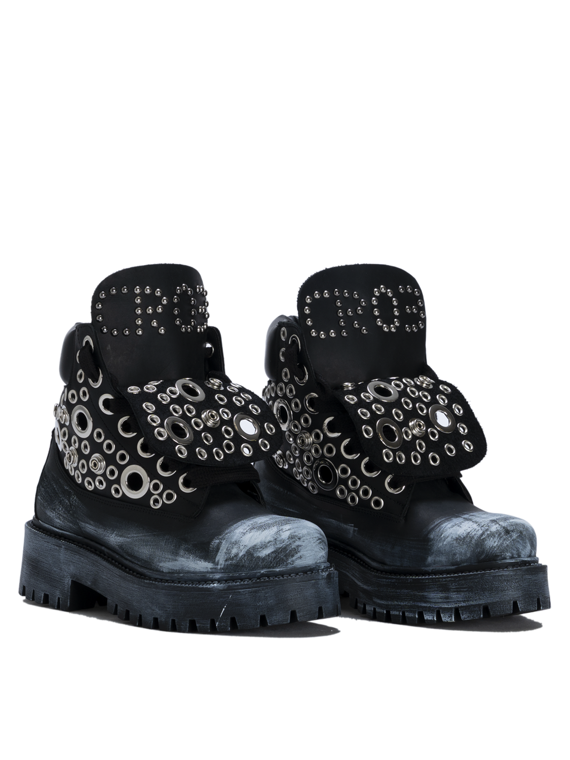STARBOOT CUSTOM – Total Black Silver Eyelets Edition