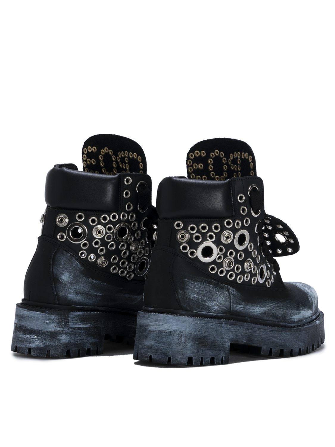 STARBOOT CUSTOM – Total Black Silver Eyelets Edition