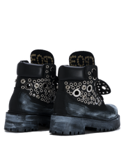 STARBOOT CUSTOM – Total Black Silver Eyelets Edition