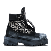 STARBOOT CUSTOM – Total Black Silver Eyelets Edition