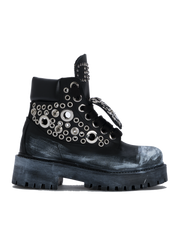 STARBOOT CUSTOM – Total Black Silver Eyelets Edition