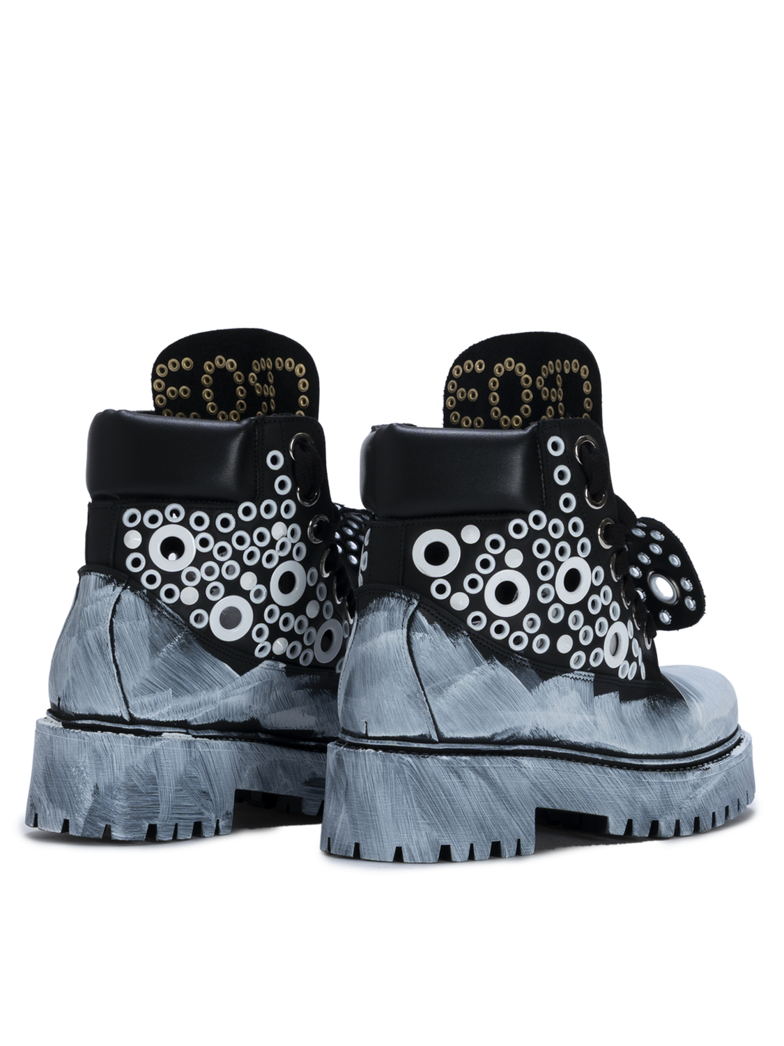 STARBOOT CUSTOM – White Eyelets Painted Edition
