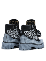 STARBOOT CUSTOM – White Eyelets Painted Edition