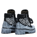 STARBOOT CUSTOM – White Eyelets Painted Edition