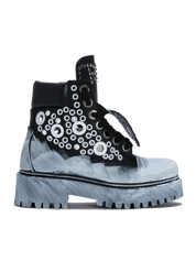 STARBOOT CUSTOM – White Eyelets Painted Edition