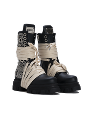 STARBOOT DOMINION — Schwarz mit silberfarbenen Nieten
