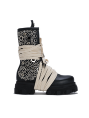 STARBOOT DOMINION — Schwarz mit silberfarbenen Nieten