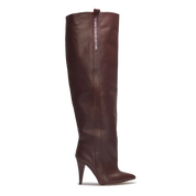 STORM – Bordeaux High-Heel Over-The-Knee Boots