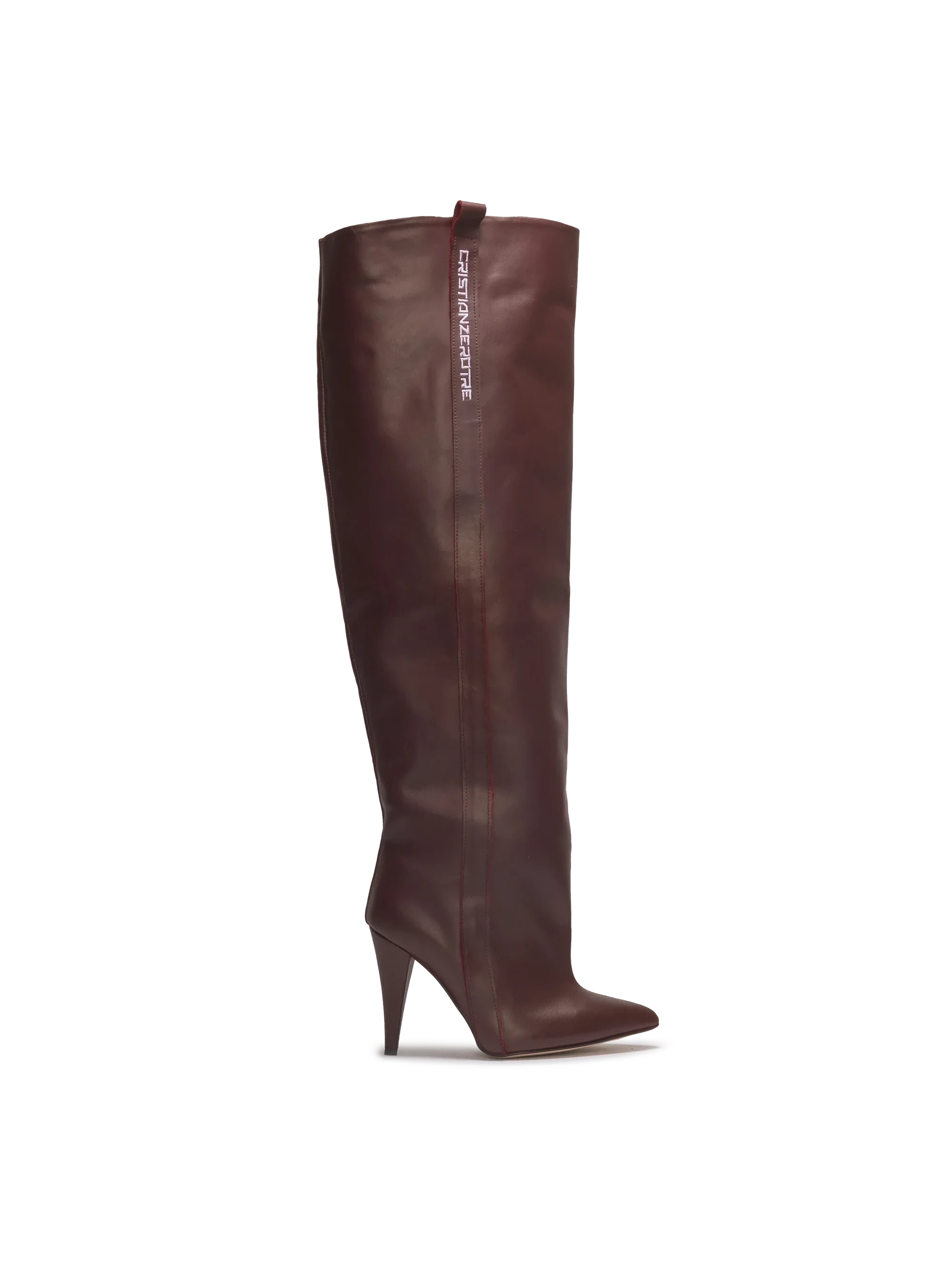 STORM – Bordeaux High-Heel Over-The-Knee Boots