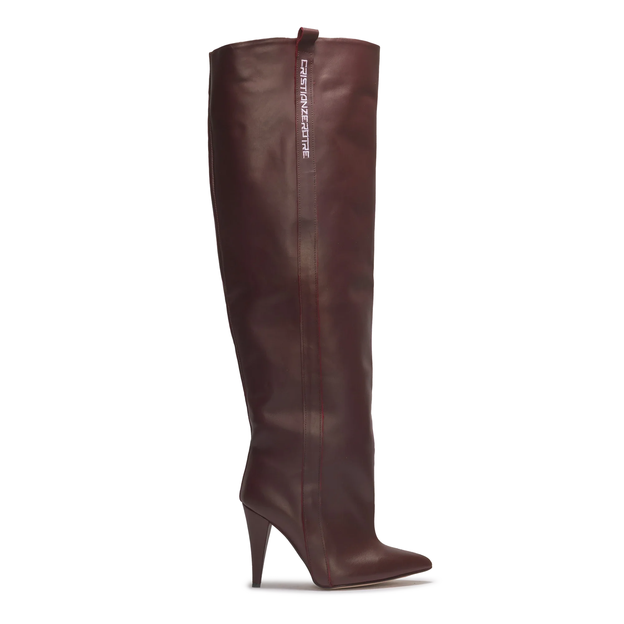 STORM – Bordeaux High-Heel Over-The-Knee Boots