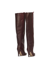 STORM – Bordeaux High-Heel Over-The-Knee Boots