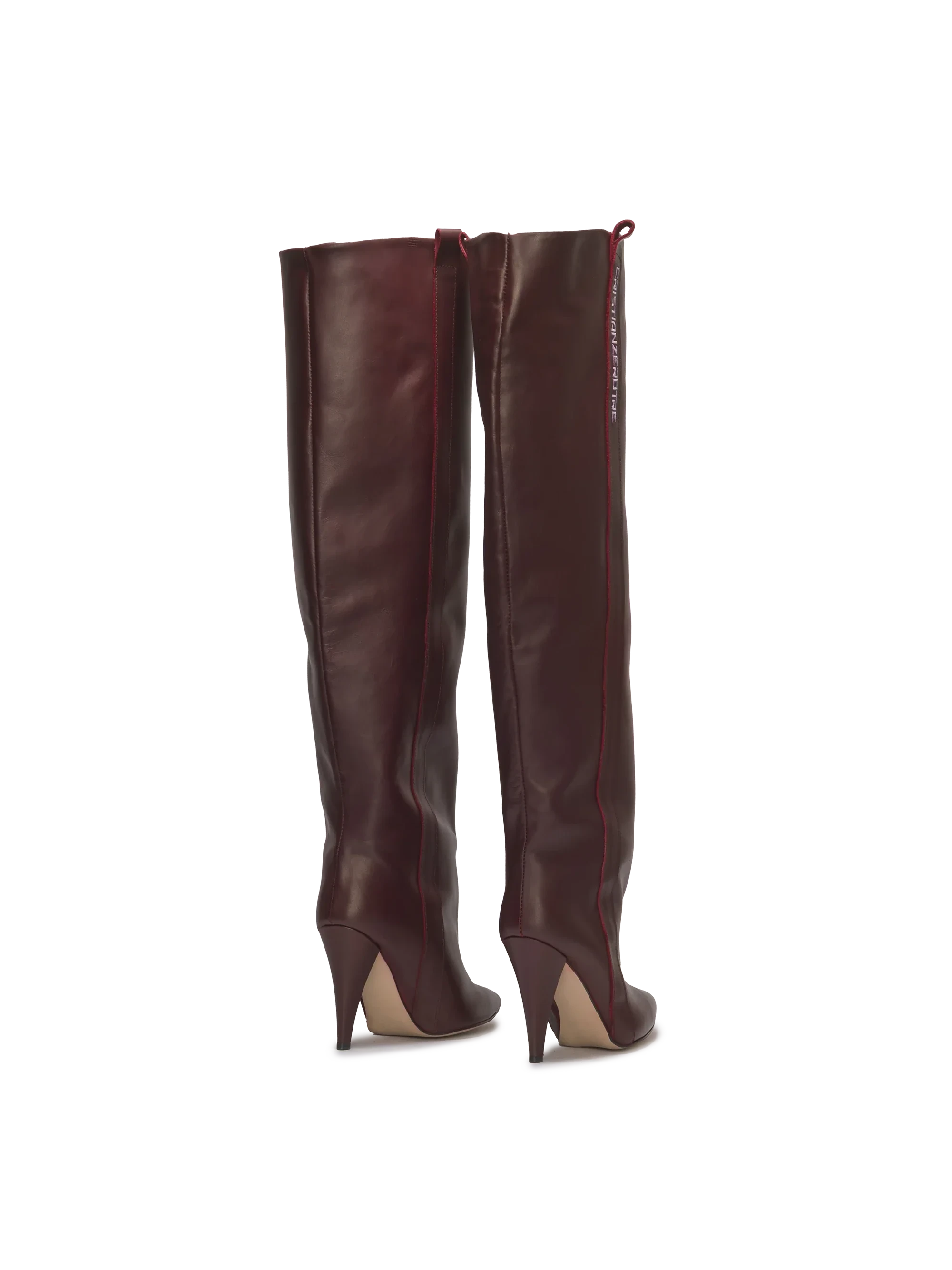 STORM – Bordeaux High-Heel Over-The-Knee Boots