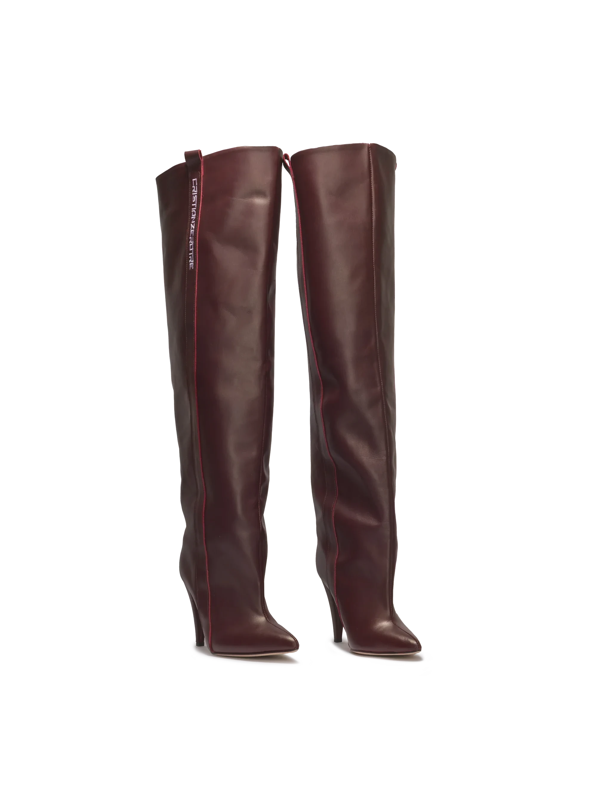 STORM – Bordeaux High-Heel Over-The-Knee Boots