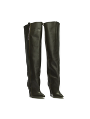 STORM – Dark Green High-Heel Over-The-Knee Boots