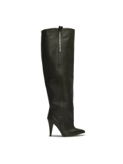 STORM – Dark Green High-Heel Over-The-Knee Boots