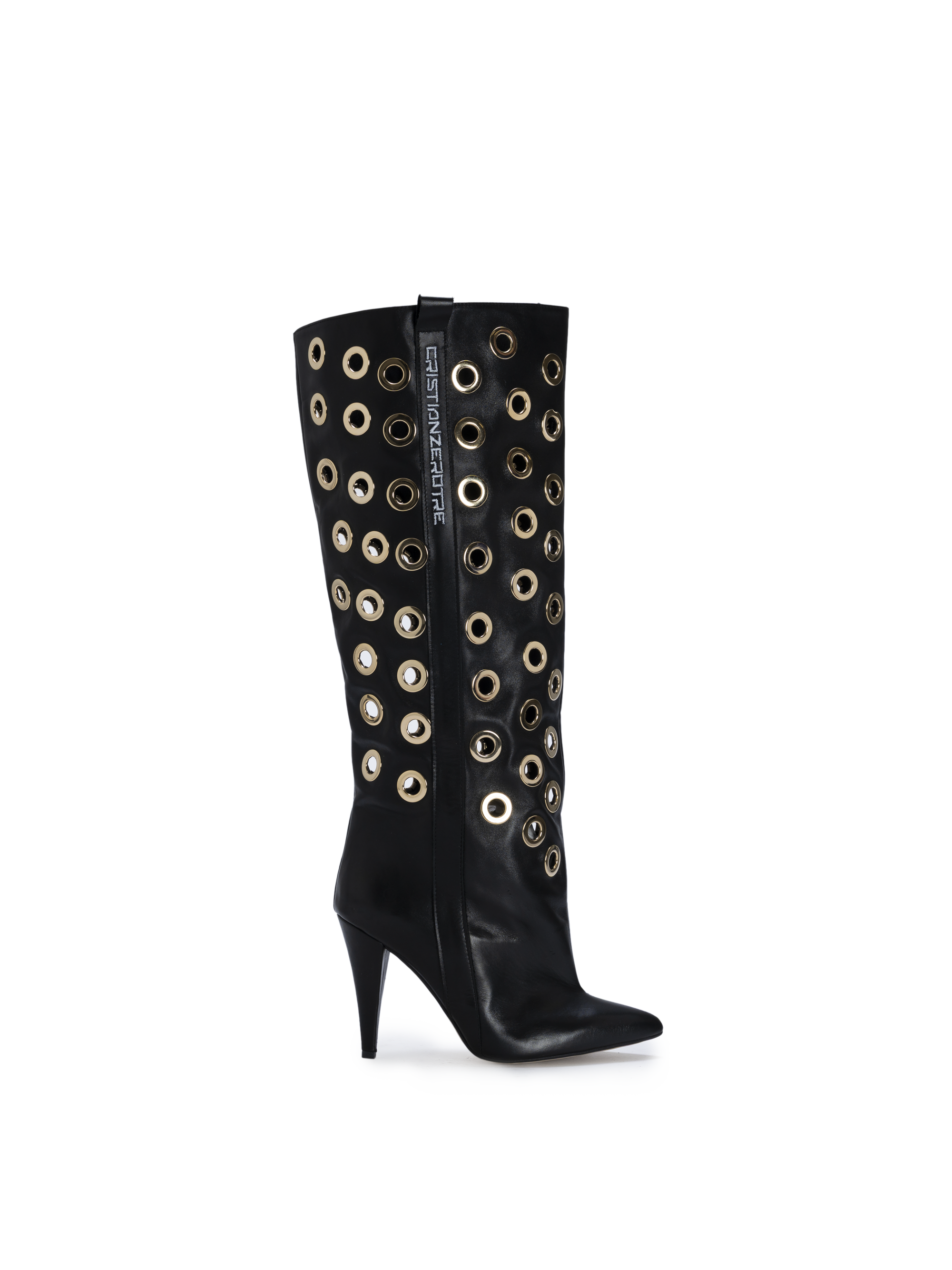 STORM – Gold Eyelet Boots