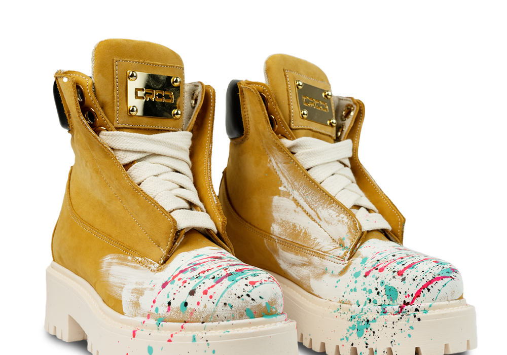 Starboot – Beige Handmade Nabuk-Sneaker-CRISTIANZEROTRE