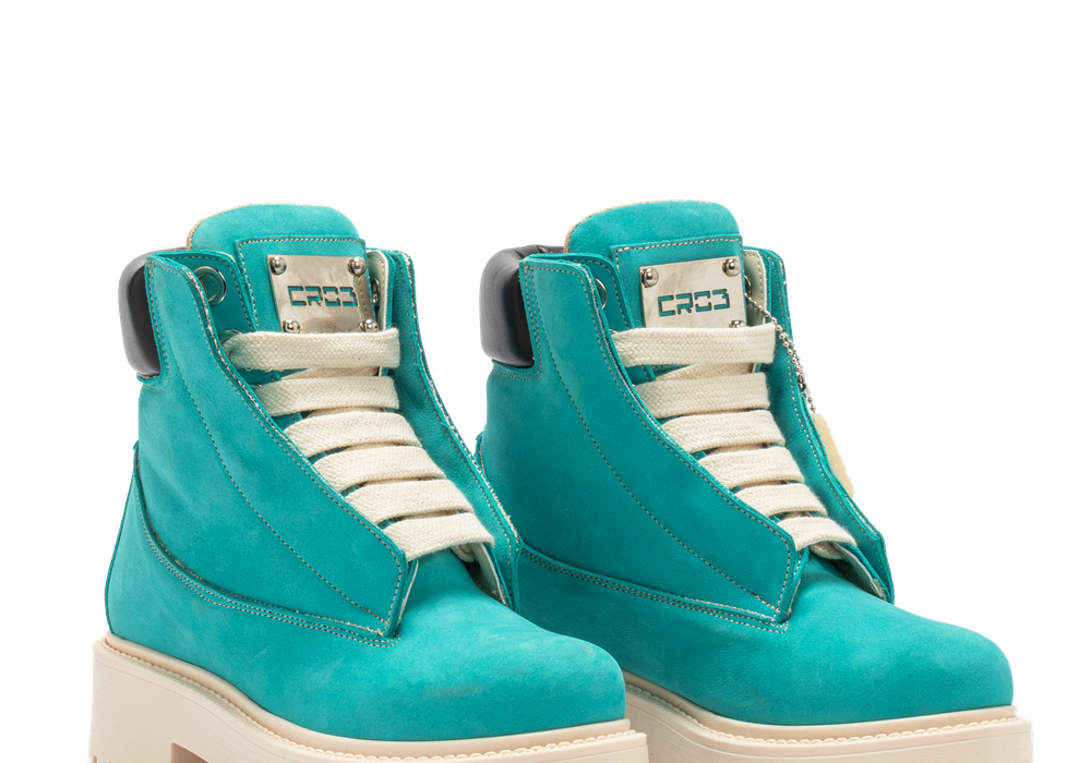Starboot – Torquese Nabuk-Sneaker-CRISTIANZEROTRE