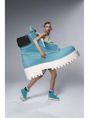 Starboot – Torquese Nabuk-Sneaker-CRISTIANZEROTRE